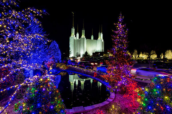 beautiful christmas light show at mormon temple maryland beautiful christmas light show at mormon temple maryland