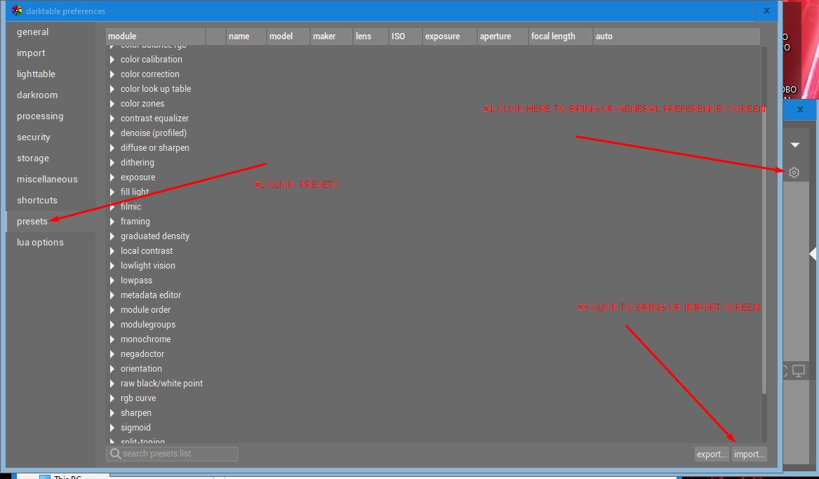 Darktable Raw Processor And Shea Presets How To Install My Reply To