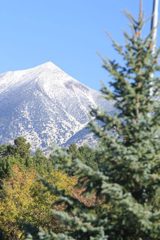 Picture of Snow Covered Mountain in Flagstaff  f 5...