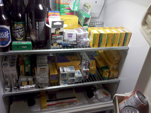 My film fridge before the new portra stocks and th...