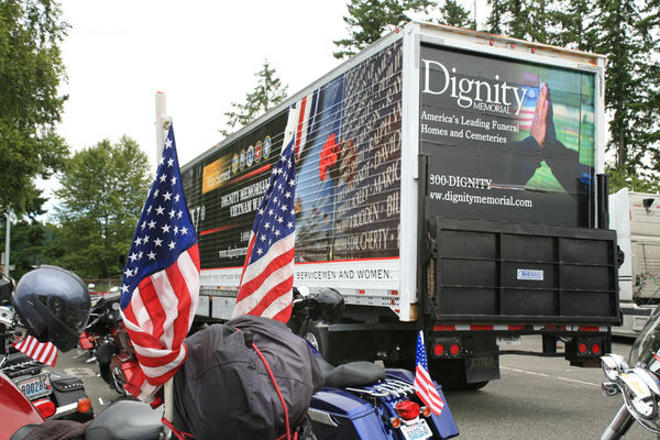 Dignity Memorial Vietnam Wall trailer...