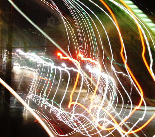 cause by moving while shutter open...