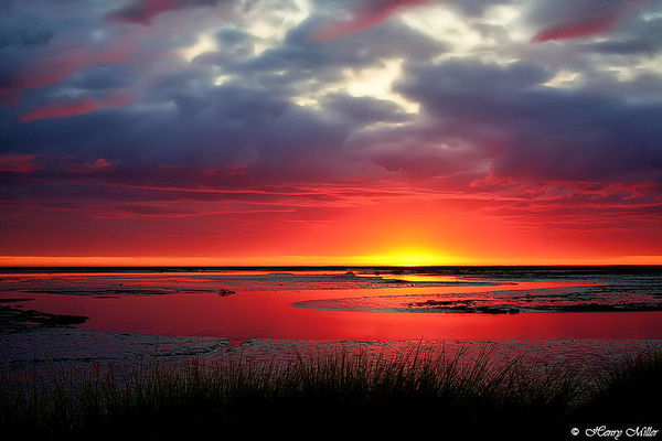 Sunrise at low tide...