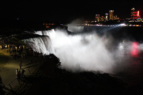 Niagara Fall at night... Tried my best to capture ...