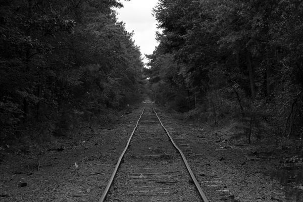 Railroad tracks...