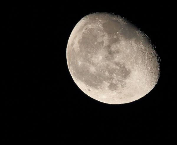 Last Night's Moon-ISO 400, f10, 500mm, 1/500sec....