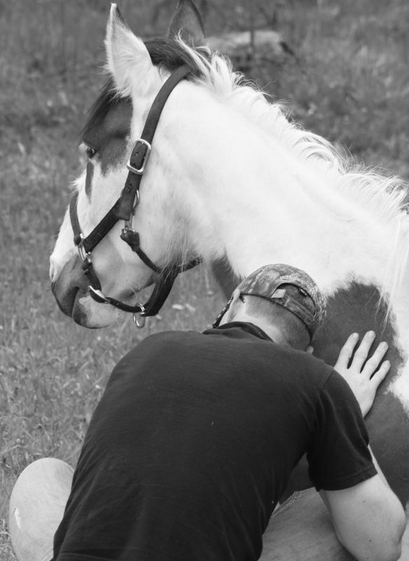 My husband and his horse...