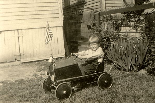 My Mom Pedal Car, ca 1923...