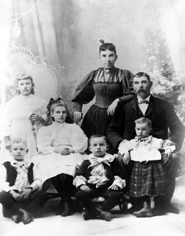 My Great Grandfather & Family About 1892, Grandfat...
