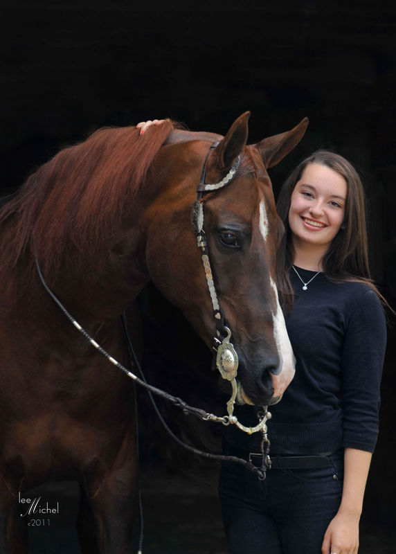 Sr. photo with her horse...