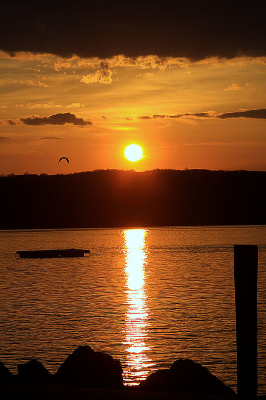 Hudson River sunset...