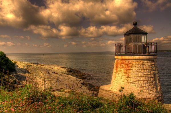 HDR of Castle Hill Lighthouse...