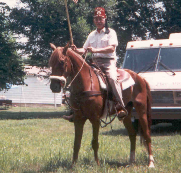 Tony was also in the Sheriff's mounted posse...