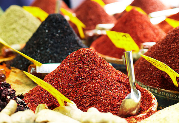 SPICES at the OLD Turkish Spice Market...