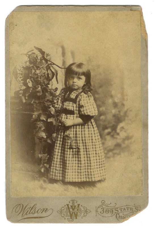 My Aunt Edna in 1891  age 3...