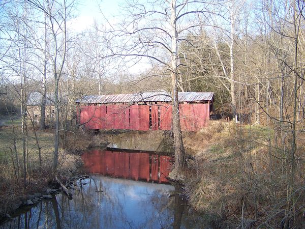 Waggoner Mill Covered Bridge. Perry Co. PA...