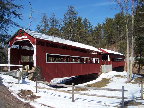 East-West Paden Covered Bridges. Columbia Co. PA...