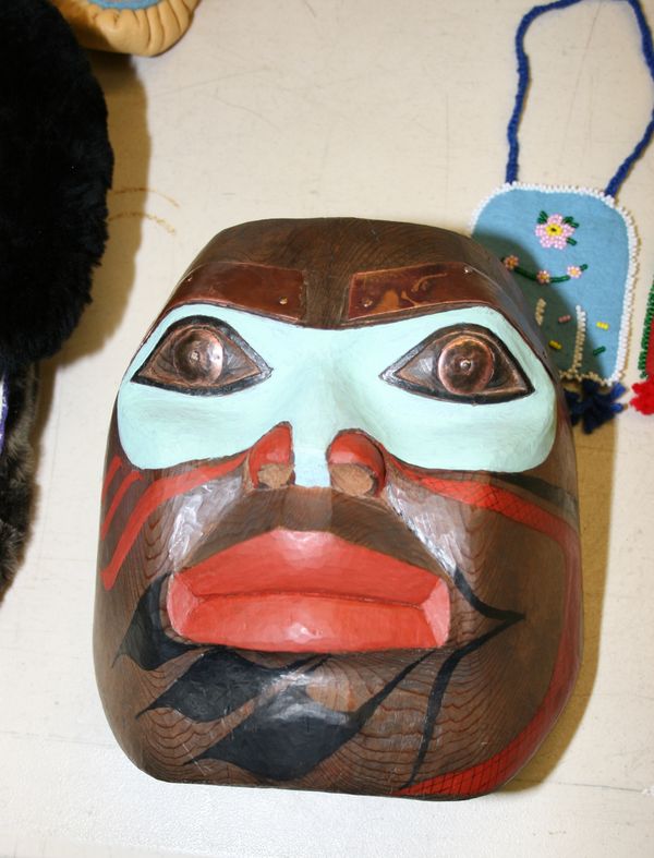 The Spirit Mask... <carved in Red Cedar>...