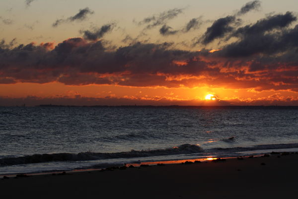 Sunrise at Broadkill beach...