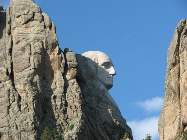 Geo. Washington Profile - Mt. Rushmore NP...