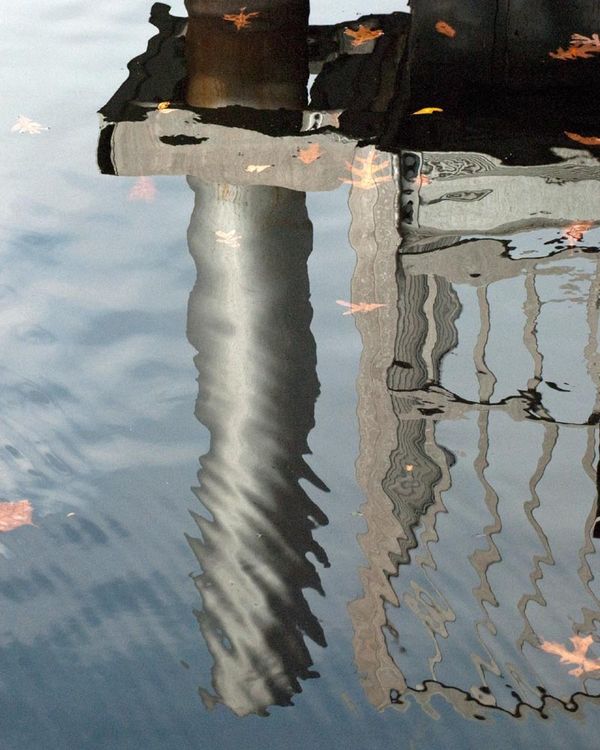Reflection Of A Boat Dock...