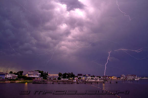 Lightning over Somers Point...