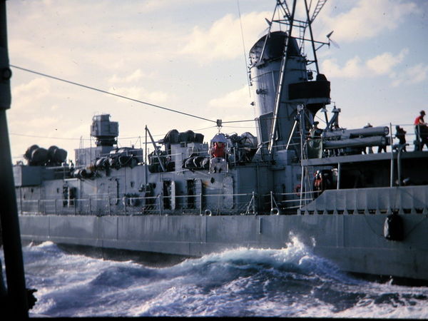 High Lining at sea 1966...