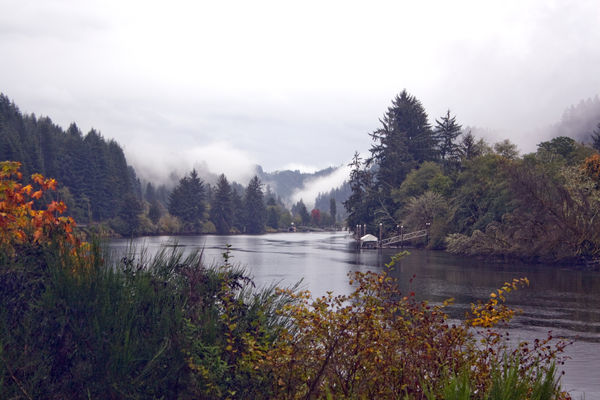 Siuslaw River in the Fall....