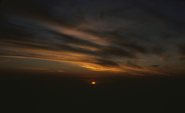 Sunset Northern Ca, From 6000ft....