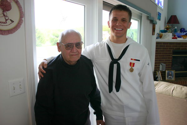 Two Sailors, Grandpa and Nate...