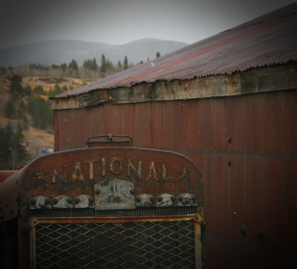 Shots from an abandoned mine: I shot these yesterday. It was cold ...