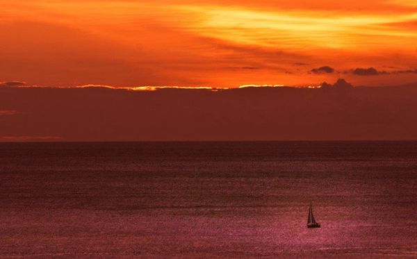 Waikiki Beach Sunset...
