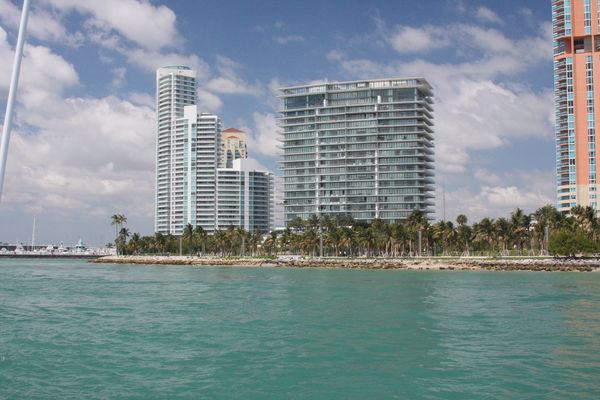 Miami view from the sea...