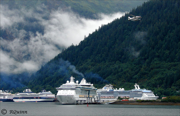 Cruise ships Juneau, Alaska...