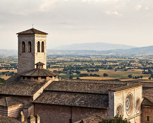 Rooftops, Assisi, Italy...