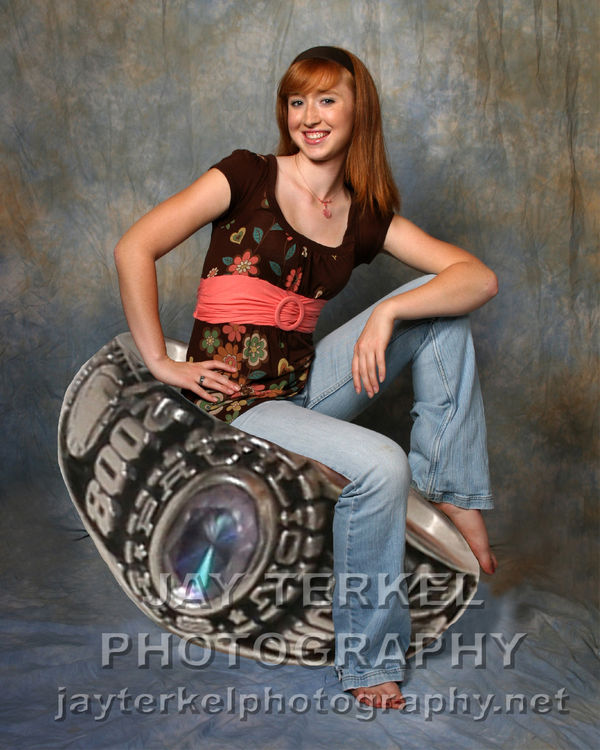 Here's a corny senior image, but she loved it. (Th...