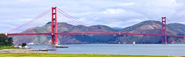 Somewhere in between...Golden Gate Bridge, SFO...