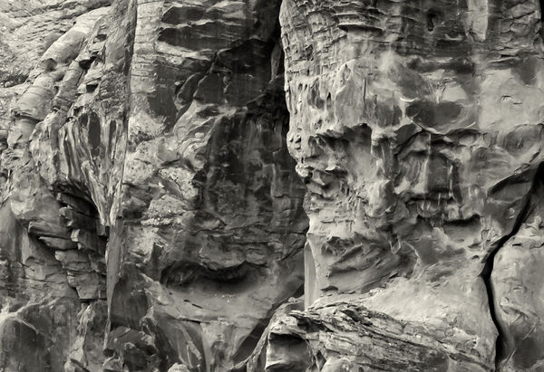 Cliff Face Close Up, Capitol Reef N.P....