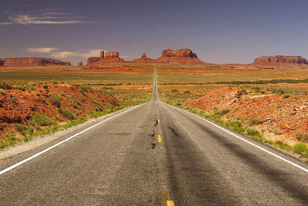 hwy 163 east of Monument Valley...