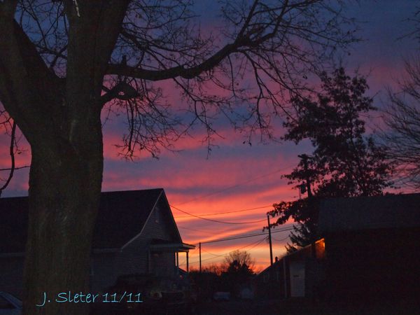 Another Sunset In Valley View, PA...