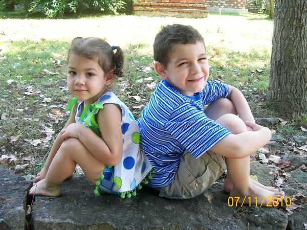 Picture I took of my grandbabies this past summer....