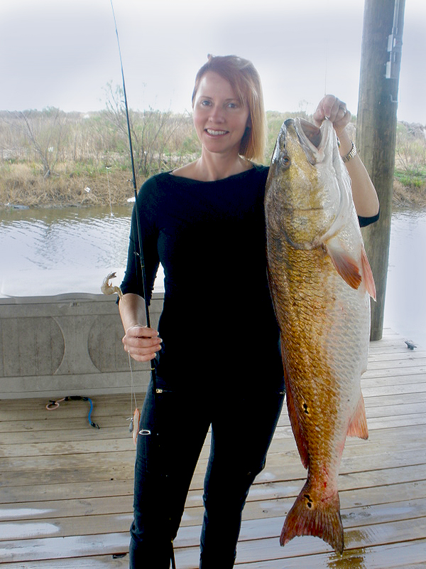 This is a Redfish and me....