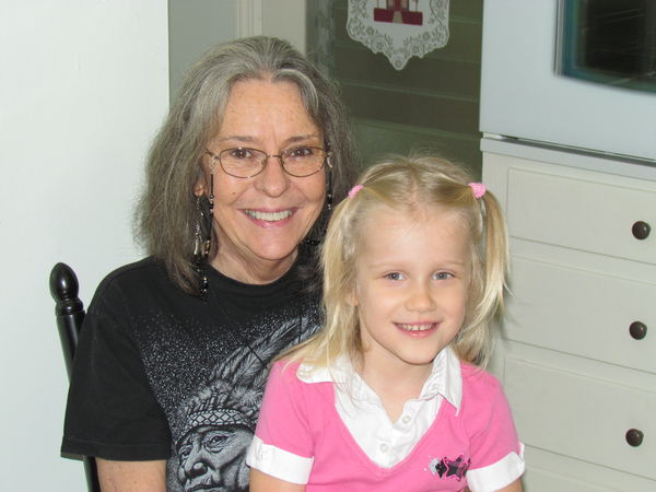 Katie Karina with grandma...