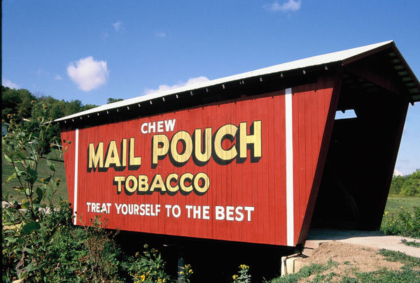 Red Mail Pouch covered bridge...