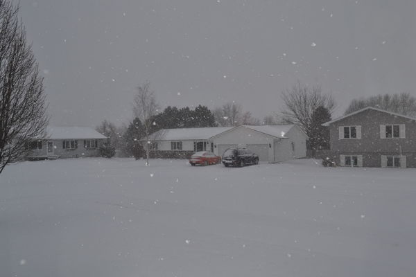 1st snow for us in Nebraska...