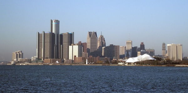 View of Detroit from Belle Isle 12/10/2011...