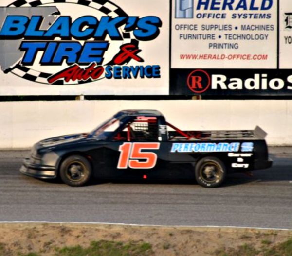#15 Joe Heigl super truck racer at Dillon Motor Sp...