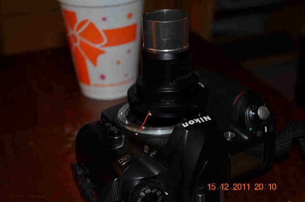 The adaptor to camera mount...
