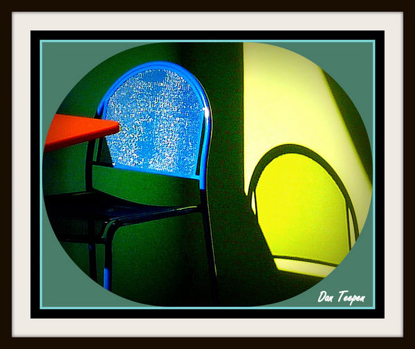 "Blue Chair; Green Shadow"...