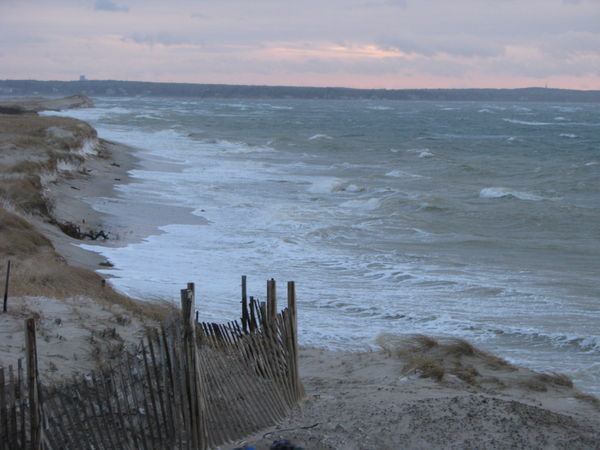 Chappin Beach -Nor'Easter coming in...